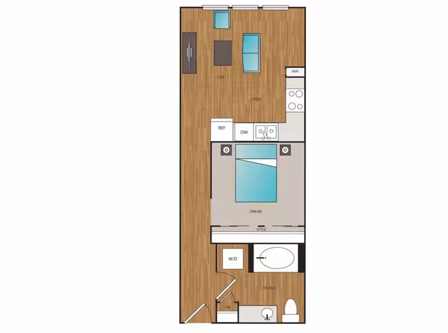 Studio C 341 floor plan